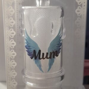 Led candle with wings
